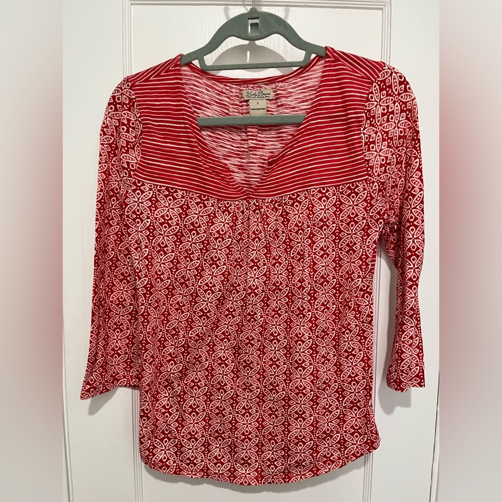Lucky Brand 3/4 sleeve shirt